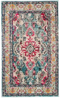 Tapis Monaco 122 X 170 Cm Bohème Chic Milà Bleu