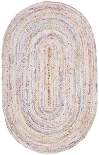 Tapis Braided 122 X 183 Cm Boheme Halcyon Ivoire / Multi