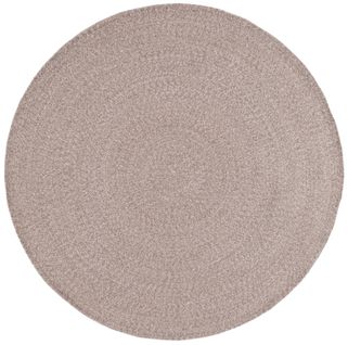 Tapis Braided 122 X 122 Cm Pays Rustique Ferme Jessamy Ivoire