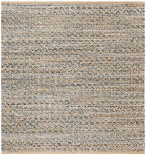 Tapis Cape Cod 183 X 183 Cm Coastal Layana Bleu / Naturel