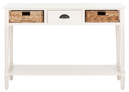 Consoles Jeane Blanc Bois De Pin 113 X 34 X 80 Cm