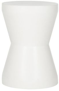 Table En Ciment Janell Ivoire Beton 31 X 31 X 44 Cm