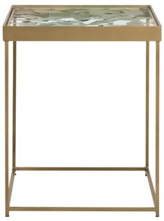 Table D'appoint Norine Neutre Le Fer 41 X 41 X 51 Cm