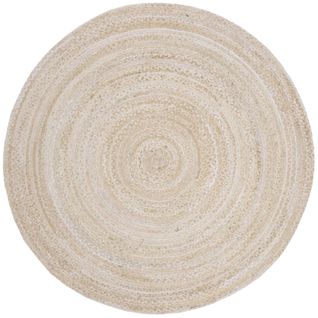 Tapis Braided 183 X 183 Cm Chalet De Campagne Jessamy Beige