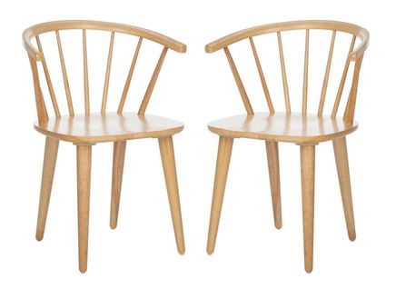 Chaises De Salle à Manger Wava Lot De 2 Neutre Bois D'hevea