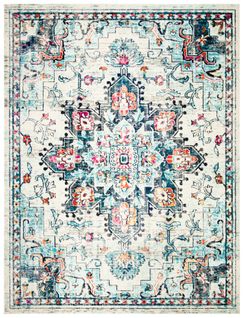 Tapis Madison 274 X 366 Cm De Transition Malaya Creme / Bleu