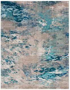 Tapis Madison 274 X 366 Cm Contemporain Julia Bleu