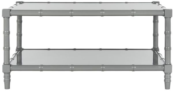 Tables Basses Yvonne Gris Bois Embouti 99 X 60 X 48 Cm