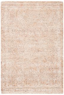 Tapis Abstract 122 X 183 Cm Bohémien Alaska Ivory / Rust