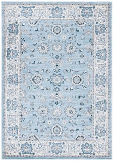 Tapis Isabelle 235 X 305 Cm De Transition Alayna Bleu Clair / Creme