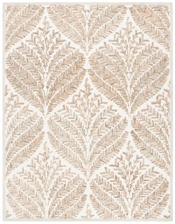 Tapis Capri 274 X 366 Cm Florale Meara Ivoire / Marron