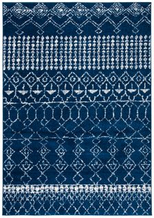 Tapis Tulum 122 X 183 Cm Bohémien Harmony Bleu