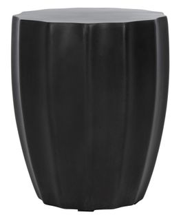 Table D'appoint Pour L'exterieur Jaslyn Noir Beton 39 X 39 X 45 Cm