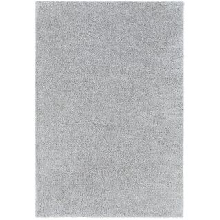 Tapis Shaggy Uni Gris Clair 200x275 Cm Claire
