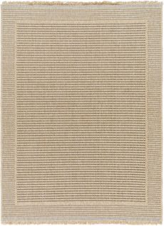 Tapis D'extérieur/intérieur Aspect Jute Beige/noir 120x170 Cm Mindy