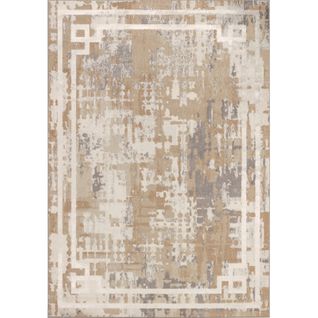 Tapis Abstrait Moderne Beige/gris 160x213 Cm Martina