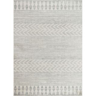Tapis Scandinave Bohème Gris 120x170 Cm Louna