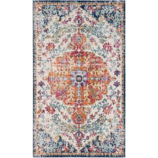 Tapis Vintage Oriental Multicolore/orange 80x150 Cm Lou