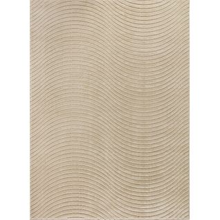 Tapis Intérieur/extérieur à Effet 3d Et Relief Beige 200x275 Cm Ayumi