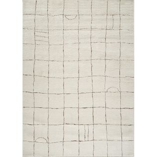 Tapis Scandinave Moderne Ivoire/terracotta 200x275 Cm Hope