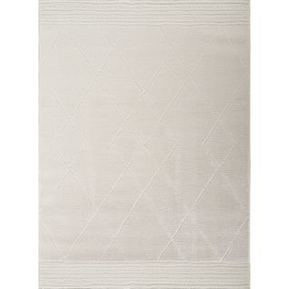 Tapis Berbère Ethnique Ivoire 160x213 Cm Hannah