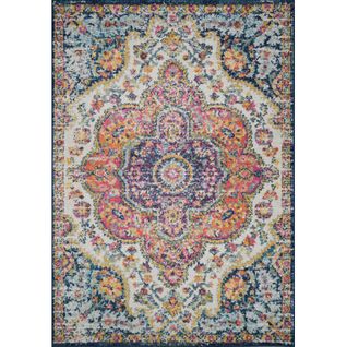 Tapis Vintage Oriental Multicolore/rose 140x200 Cm Julia