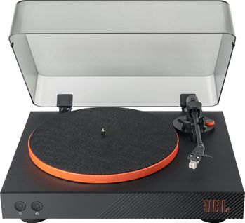 Platine Vinyle Tourne-Disque Spinner Noir/Orange