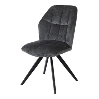 Chaise St2319 Gris Anthracite Pieds Métal Noir