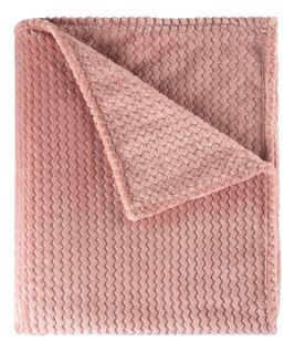 Plaid 130x170 cm ZIGGY Rose