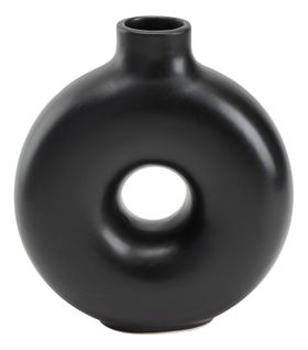 Vase H. 21 cm Circle Noir
