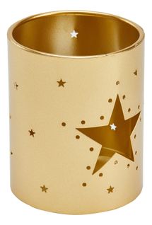 Photophore métal H. 12 cm ULCOR Doré