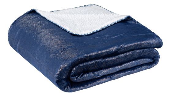 Plaid 220x240 cm STAR Bleu