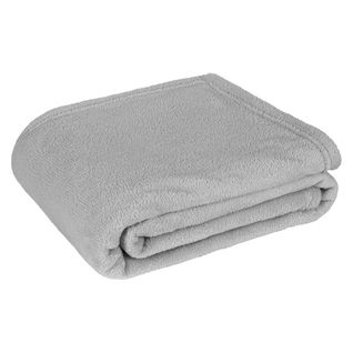 Plaid 130x170 cm TENDRESSE Gris