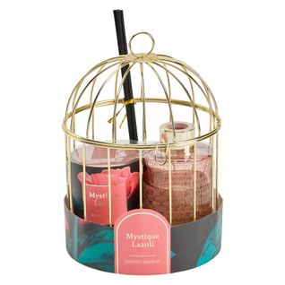 Cage senteur H. 24 cm MYSTI Rose