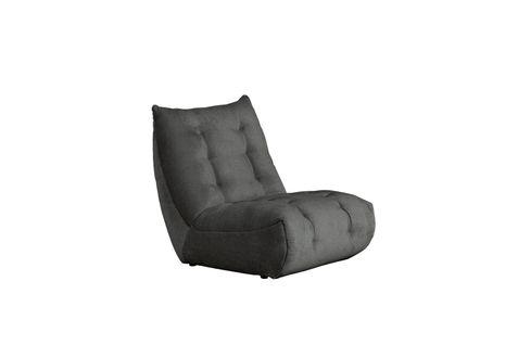 Fauteuil FORIO tissu gris foncé