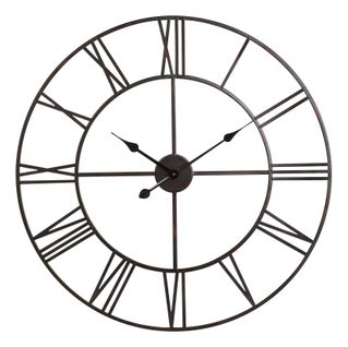 Horloge Ø 76 cm STATION 3 Noir