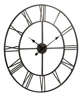 Horloge Ø 76 cm STATION 3 Noir