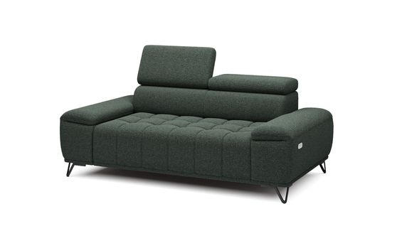 Canapé 2 places relax PALLADIO tissu bubble vert