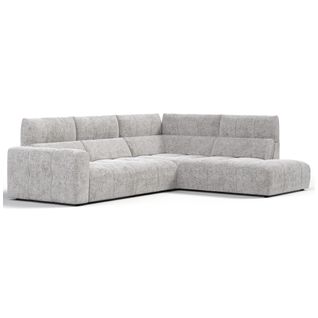 Canapé angle relax électrique droit UNIVERS tissu sajma beige