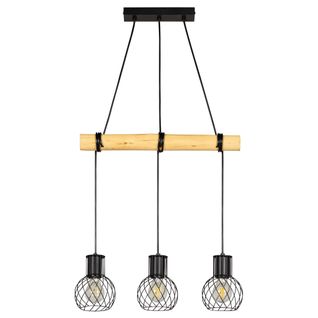 Suspension métal L. 50 cm KAVI Noire