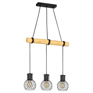 Suspension métal L. 50 cm KAVI Noire