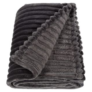 Plaid 130x170 cm LUNA Gris