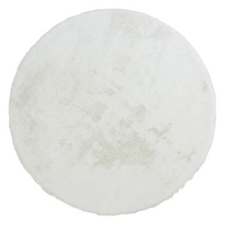 Tapis rond Ø 120 cm JACOB Blanc