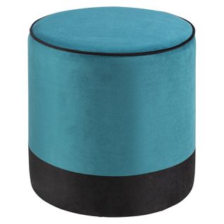 Pouf H. 40 cm AMAURY Bleu