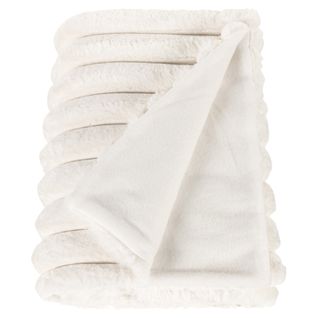 Plaid 130x170 cm VASSILY Blanc