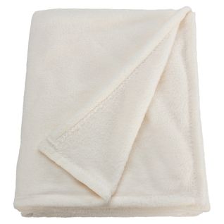 Plaid 125x150 cm DOUCEUR Ecru