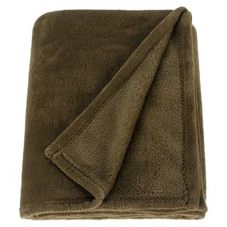 Plaid 125x150 cm DOUCEUR Kaki