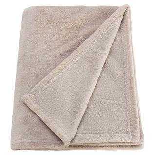 Plaid 180x230 cm DOUCEUR Taupe