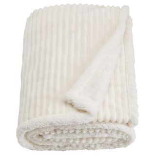 Plaid 130x160 cm CORDUROY Beige