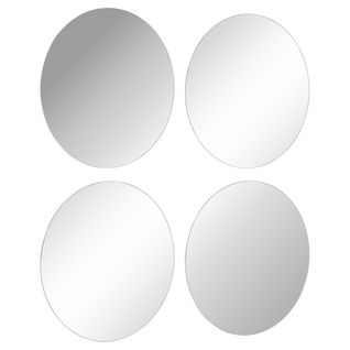 4 miroirs rond D. 30 cm PICO Transparent